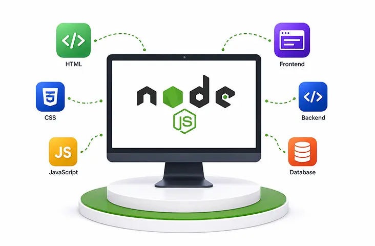 Node.js developer cost factors illustration