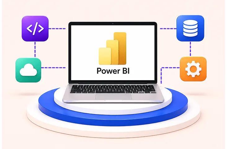Power BI development capabilities illustration