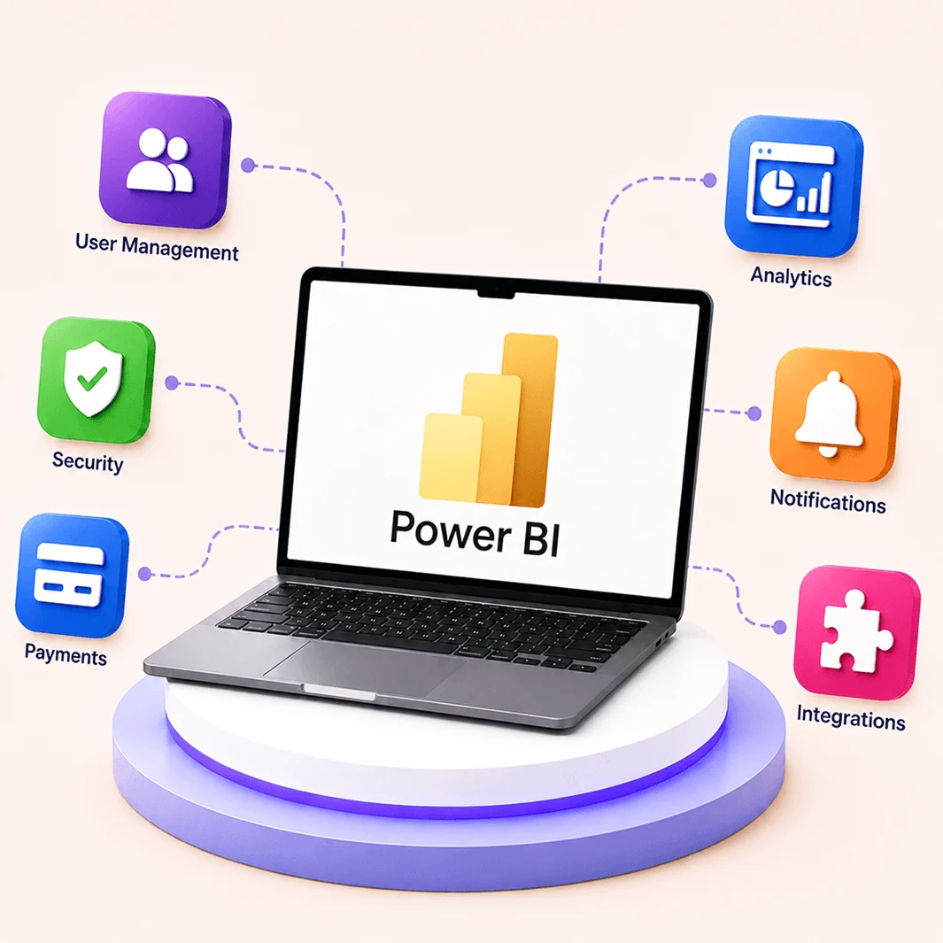 Power BI related resources and services illustration