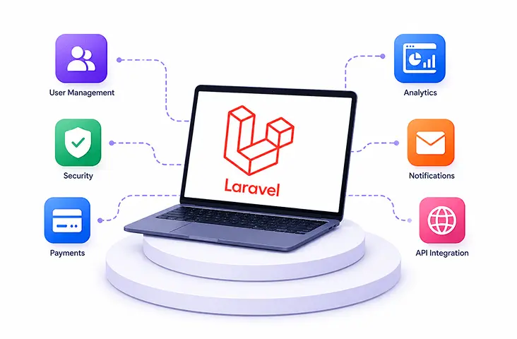 Laravel developer cost factors illustration
