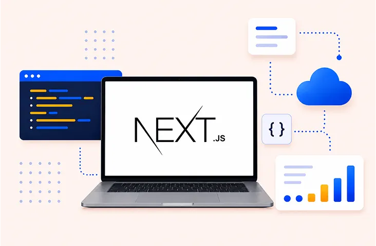 Next.js development capabilities illustration