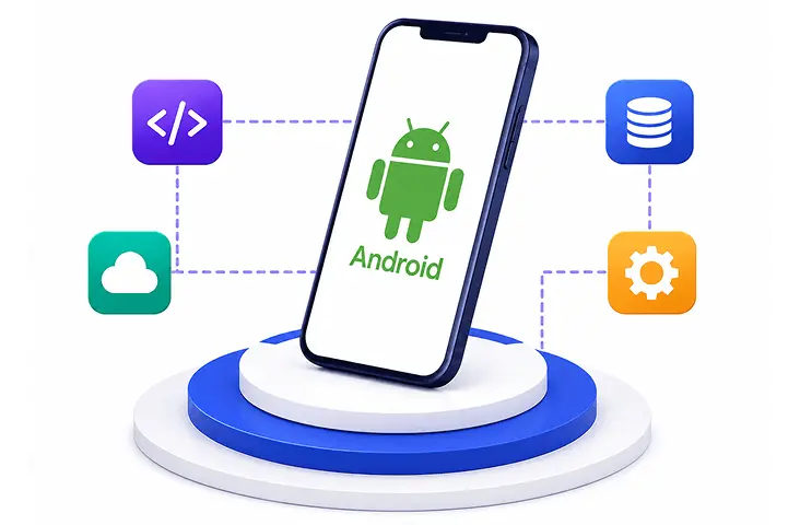 Android ecosystem and technology stack illustration