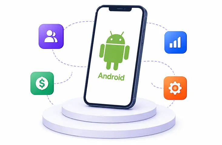 Android developer cost factors illustration