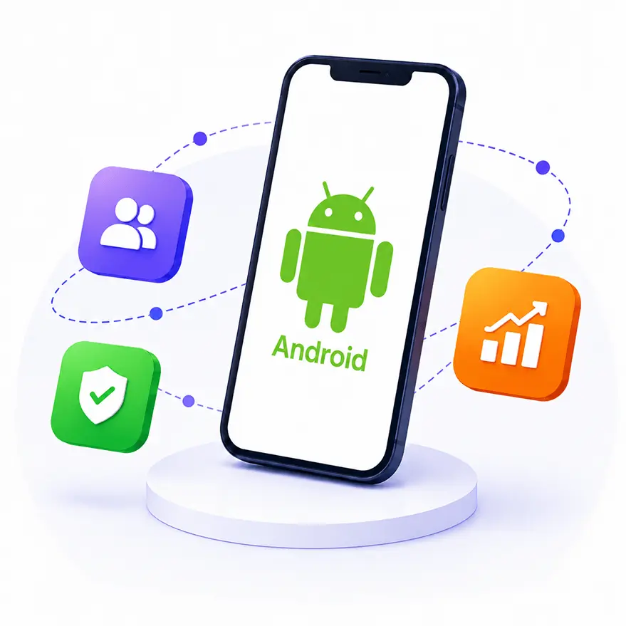 Android hiring outcomes illustration