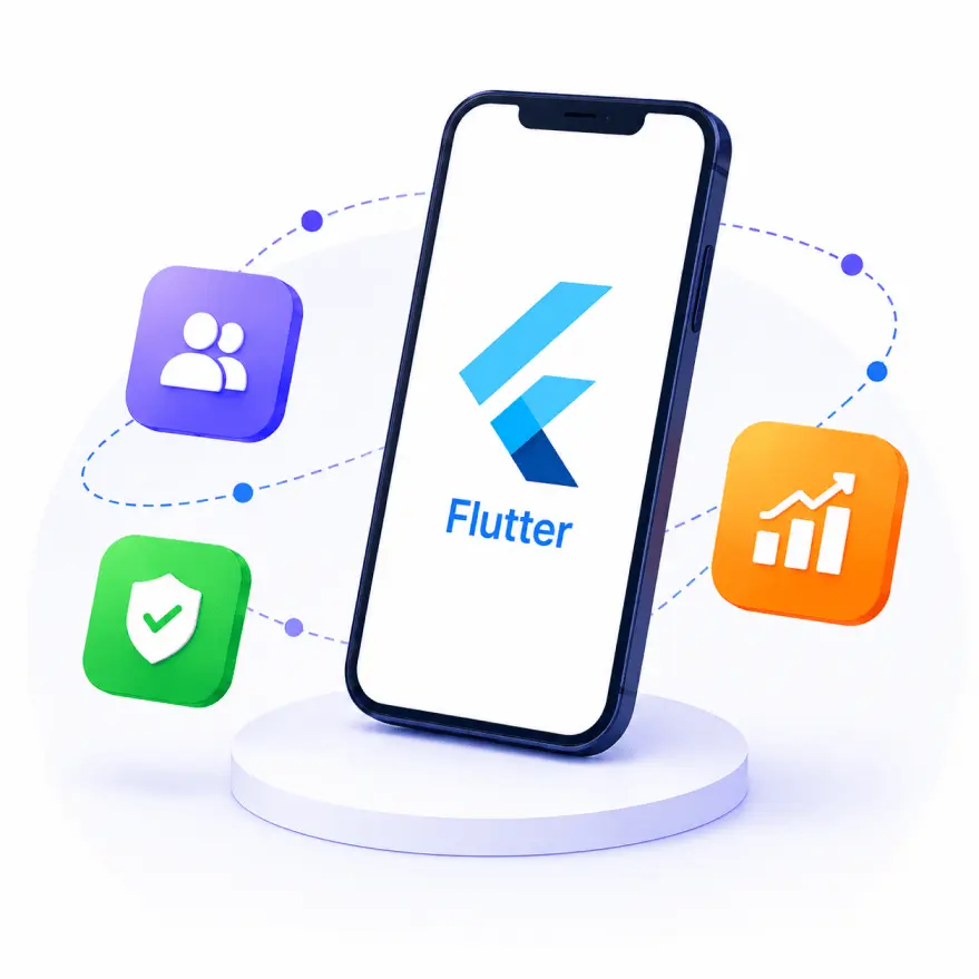 Flutter hiring outcomes illustration